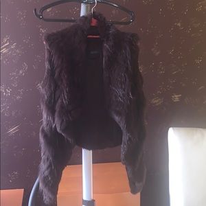 Barneys NewYork Women’s Fur Vest Size XS